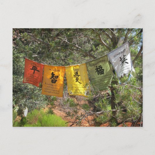 Inspirerend Prayer Flags Briefkaart (Voorkant)