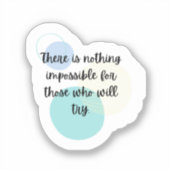 Inspirerend prijsaanduiding sticker (Voorkant)