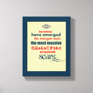 Inspirerend prijsaanduiding — Typografie Canvas Afdruk