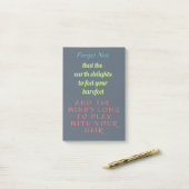 Inspirerend prijsaanduiding — Typografie Post-it® Notes (Op bureau)