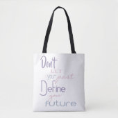 Inspirerend prijsopgave - Bepaal uw toekomst Draagtas (Voorkant)