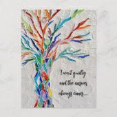 Inspirerend prijsopgave briefkaart (Voorkant)