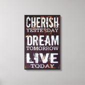 Inspirerend prijsopgave canvas afdruk (Voorkant)