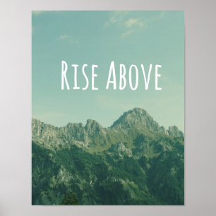 Inspirerend prijsopgave: hoger stijgen poster