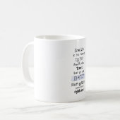 Inspirerend prijsopgave koffiemok (Voorkant links)