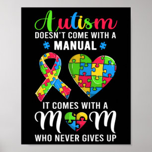 Inspirerend prijsopgave — Mam Autism Awareness Wo Poster