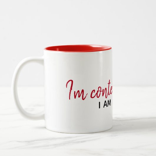 Inspirerend prijsopgave op witte Mok (Links)