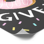 Inspirerend prijsopgave opgeven poster (Hoek)