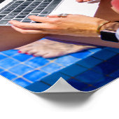 Inspirerend prijsopgave overal beginnen poster (Hoek)