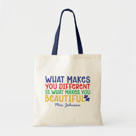 Inspirerend prijsopgave | Personeel voor autisme-l Tote Bag