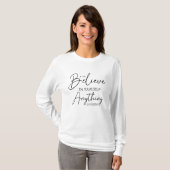Inspirerend prijsopgave t-shirt (Voorkant volledig)