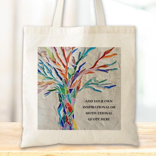 Inspirerend prijsopgave tote bag