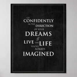 Inspirerend prijsopgave voor 8 x 10-inch art afdru poster