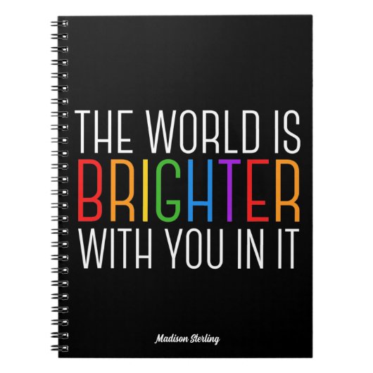 Inspirerend prijsopgave voor geestelijke gezondhei notitieboek (Voorkant)