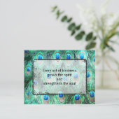 Inspirerend prijsopgave voor kindness Spirit en so Briefkaart (Staand voorkant)