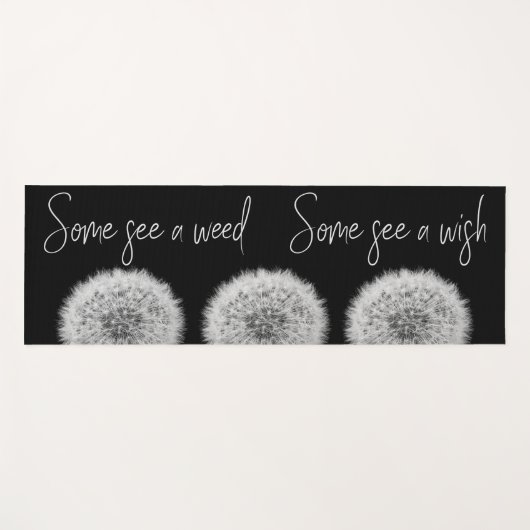 Inspirerend prijsopgave: zwarte & witte foto yogamat (Voorkant (horizontaal))