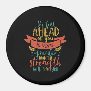 Inspirerend prijszettingskracht gelooft in uzelf magneet