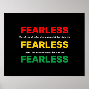 Inspirerend Psalmen die ik niet zal aantreffen Poster