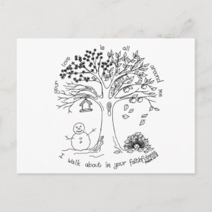 Inspirerend quote briefkaart