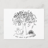 Inspirerend quote briefkaart (Voorkant)