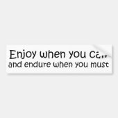 Inspirerend quote bumper sticker bulkkorting (Voorkant)