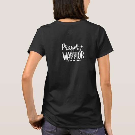 INSPIREREND quote Christelijke Cross T-shirt (Achterkant)