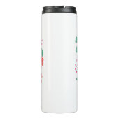 Inspirerend quote Creëer uw eigen bloem Thermosbeker (Achterkant)