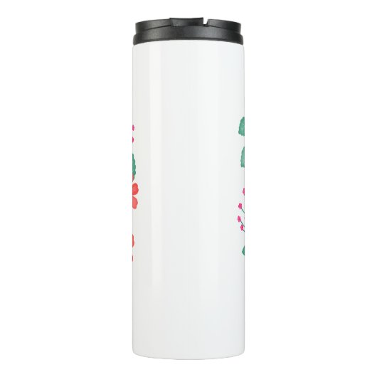 Inspirerend quote Creëer uw eigen bloem Thermosbeker (Achterkant)