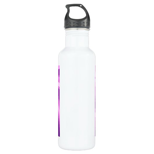 Inspirerend Quote en Hand getrokken Zonnebloem Waterfles (Achterkant)