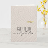 Inspirerend Quote en zeesterren Kaart (Gele Bloem)