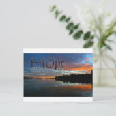 Inspirerend quote -- Hoop Briefkaart (Staand voorkant)