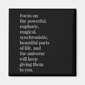 Inspirerend Quote Koelkastmagneet 2x2 Vierkant Magneet