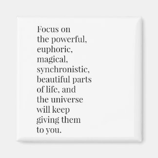 Inspirerend Quote Koelkastmagneet 2x2 Vierkant Magneet