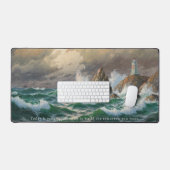 Inspirerend Quote  Kunst Zeegezicht Desk Mat (Keyboard & Muis)