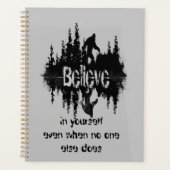 Inspirerend Quote Legend Sasquatch, Big Foot Planner (Voorkant)