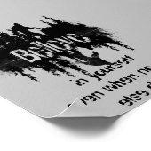 Inspirerend Quote Legend Sasquatch, Big Foot Poster (Hoek)