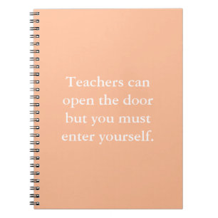 Inspirerend Quote Motivatie Onderwijs Notitieboek
