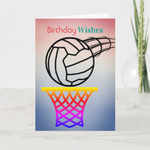 Inspirerend Quote Netball Verjaardag Kaart