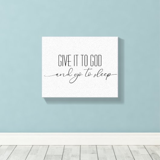 Inspirerend quote op witgewassen hout canvas afdruk (Insitu (Houten vloer))