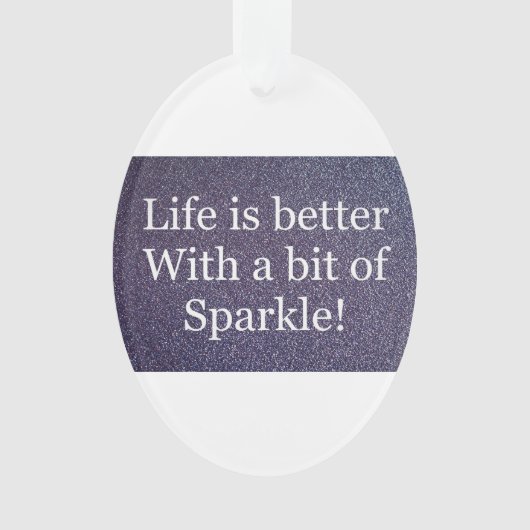 Inspirerend quote ornament (voorkant)