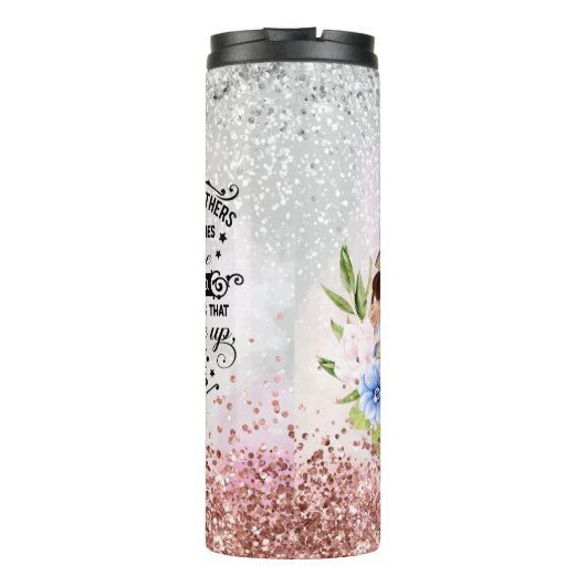 Inspirerend quote ter ere van het moederschap thermosbeker (Achterkant)