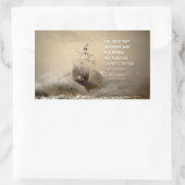 Inspirerend Quote van St. Thomas Meer Rechthoekige Sticker (Tas)