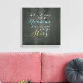 Inspirerend Quote Wall Canvas Afdruk (Insitu (Woonkamer))