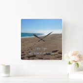 Inspirerend Quote Wall-klok Vierkante Klok (Huis)