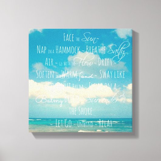 Inspirerend quotecanvas canvas afdruk (Voorkant)