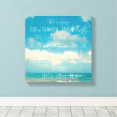 Inspirerend quotecanvas canvas afdruk (Insitu (Houten vloer))