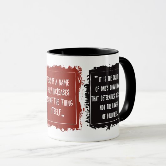 Inspirerend Quotes Magic HP Mok, Wizard Gift Mok (Voorkant rechts)
