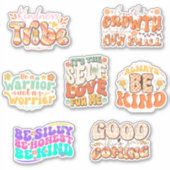 Inspirerend quotes, Positivity scrapbook pack Sticker (Voorkant)