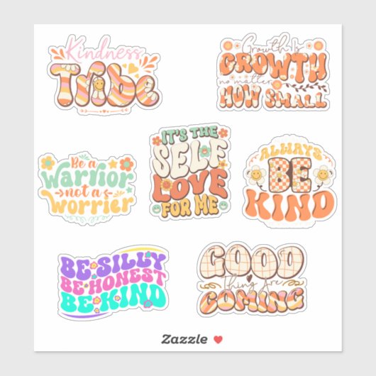 Inspirerend quotes, Positivity scrapbook pack Sticker (Vel)