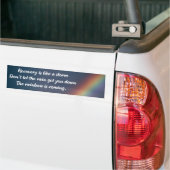 Inspirerend Rainboog van de Terugwinning van het A Bumpersticker (Op Truck)
